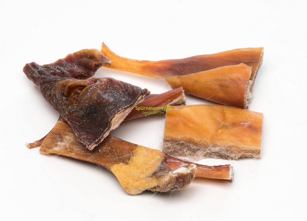 KALE-Rinderkopfhaut-kurz KALE Rinderkopfhaut getrocknet ca. 12 cm