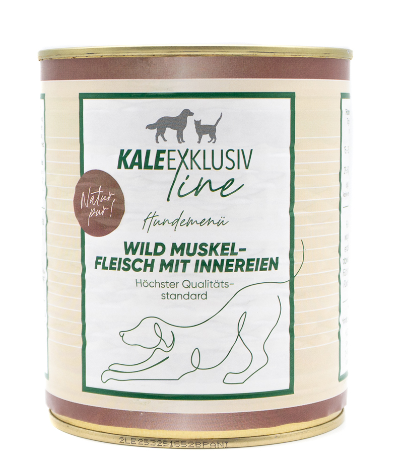 KALE Wild Muskelfleisch, mit Innereien 800 g STL